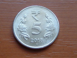 INDIA 5 RÚPIA 2010 (kis pont/gyémánt): Mumbai (Bombay) Pénzverde #