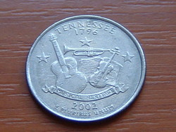 USA 25 CENT 1/4 DOLLÁR 2002 / D  (Denver Mint)  TENNESSEE  #