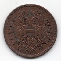 Ausztria 1 osztrák heller, 1916, új címer, ritka