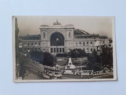 Régi képeslap 1942 Budapest Keleti pályaudvar levelezőlap