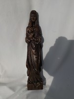 1 ft os aukció. Antik Szűz Mária a kisdeddel 1940 és évek. 70 cm.