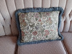 Silk brocade and decorative pillow