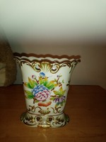 Victorian patterned Herend baroque vase