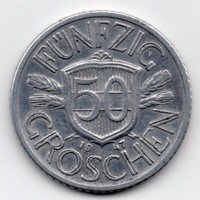 Ausztria 50 osztrák groschen, 1947