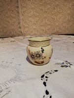 Eladó régi porcelán Zsolnay búzavirág mintás kis kaspó!