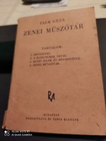 Könyv Zenei műszótár Falk Géza