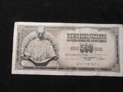 Jugoszlávia 500 Dínár 1981