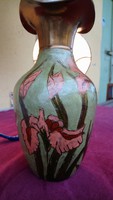 Art Nouveau style vase decorated with antique enameled petals - 9,500 ft