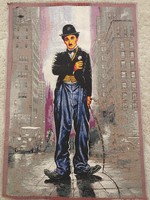 Charlie Chaplin faliszőnyeg  69×100 cm