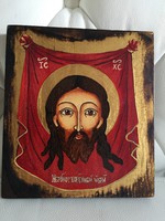 Jézus ikon, viaszpecsétes