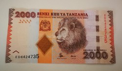 Tanzánia 2000 Shilingi 2015 UNC