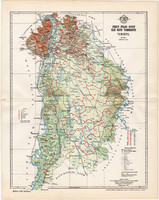 Pest - Pilis - Solt - Kis-Kun vármegye térkép 1897 (10), lexikon melléklet, Gönczy Pál, megye