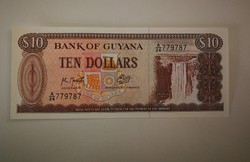 Guyana 10 Dollar UNC 1992