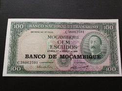 Mozambik 100 Escudos 1961 UNC