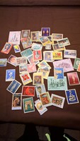 Gyermeki bélyeggyűjtemény a 60-as évekből albumban