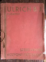 Ulrich B.J. árjegyzék 1933