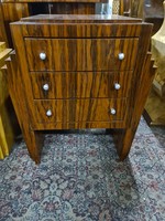 Art deco chest of drawers, bedside table