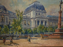 Tikáts Adolf (1872 - ) - Nagyvárosi részlet