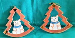 Macis karácsonyfadísz - fa dekor