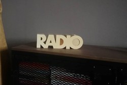 Retro vintage loft design rádio 70s