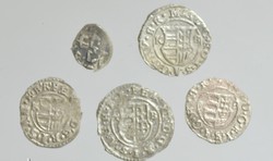Ezüst  Denárok és Akcse R  XVII. század