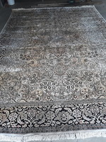 Hatalmas méretű India kasmir selyem szőnyeg