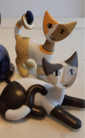 Goebel porcelán szerencsehozó cicák