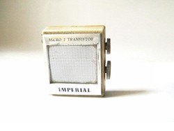 Imperial mini rádió Micro 7, tranzisztoros zsebrádió Hong Kong