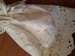 Lavender bag, lampshade with antique lace