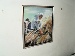 Koszta József szignóval olaj festmény