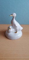 Ritka festésű Aquincumi porcelán kacsák