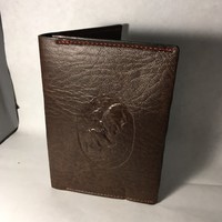 Leather boar wallet briefcase