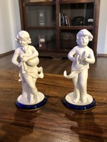 Unterweissbach porcelán szobrok