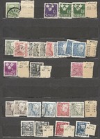 27 db svédország bélyeg talán sorok darabok szépen pakolt ritkább lot KIÁRUSÍTÁS 1 forintról