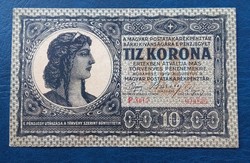 10 Korona 1919 " P " Sorozat Ritka!