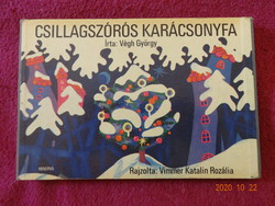 Végh György: Csillagszórós karácsonyfa - régi leporelló mesekönyv Vimmer Katalin Rozália rajzaival