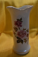 Rózsás porcelán váza 
