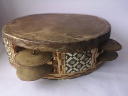 1880 k. egyiptomi tamburin csörgődob