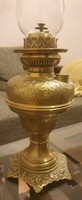 Antik petróleum lámpa réz petróleumlámpa 1.