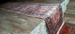 Gyönyörű selyem kézi csomozású perzsa szőnyeg