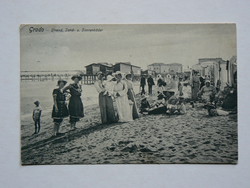 GRADO, STRAND, FOTÓ 1910 , POST CARD, KÉPESLAP (9X14 CM) EREDETI
