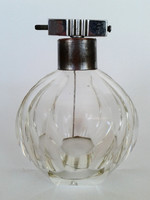 Régi vintage gömb alakú parfümös kölnis üveg
