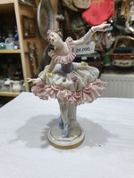 Régi német porcelán figura 