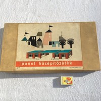 Retro Panel házépitőjáték - Panel Játék - Műanyag ipari KTSZ gyártása - 60 -as évek 