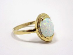 Opál köves arany gyűrű (ZAL-Au94525)