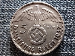 Németország Horogkeresztes .900 ezüst 5 birodalmi márka 1937 D (id41793)