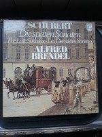 2 db, SCHUBERT szonáták vintage Philips bakelit lemezek