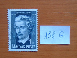 MAGYAR POSTA 1 FORINT 1949 Petőfi Sándor (1823-1849) halálának 100. évfordulója 188G