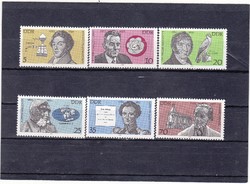 Ddr commemorative stamp set 1980