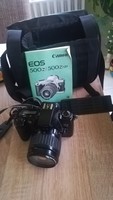 Canon fényképezőgép táskával